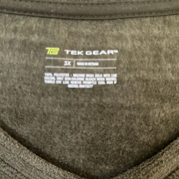 Tek Gear microfleece top, 3X - Picture 2 of 3